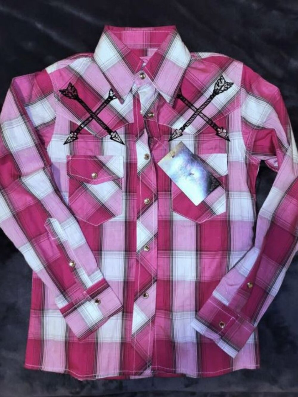 Cowgirl Hardware NWT Girls Western Shirt 7/8 XS